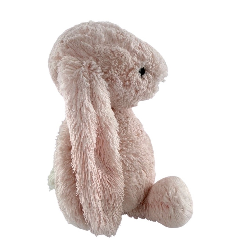 Little Jellycat London Bashful Pink Bunny Rabbit 11" Plush Baby Toy Chime Rattle - Picture 2 of 10